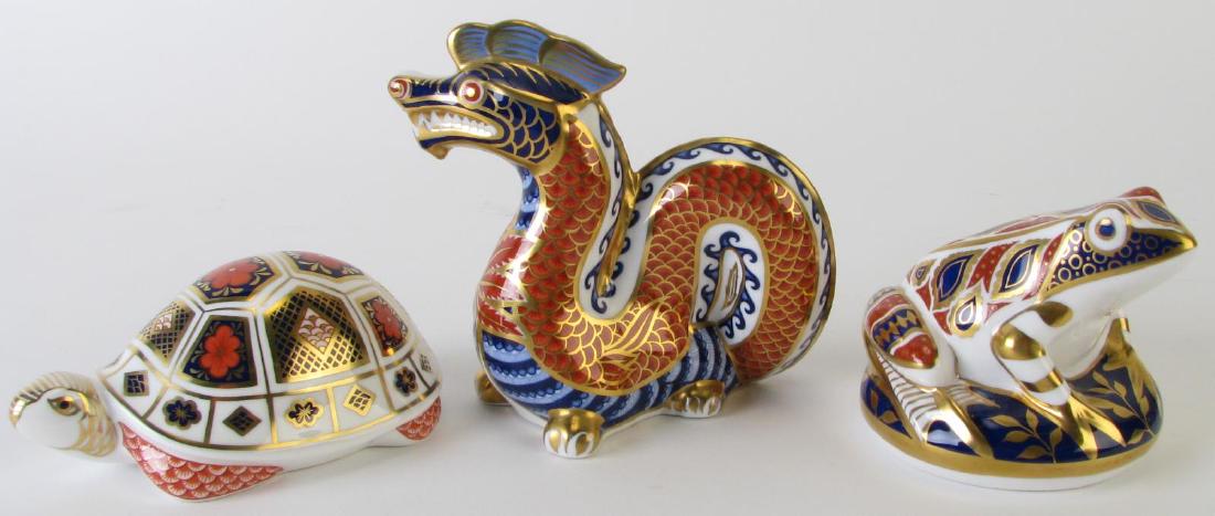 Three Royal Crown Derby Porcelain Animal Figures (1 of 5)