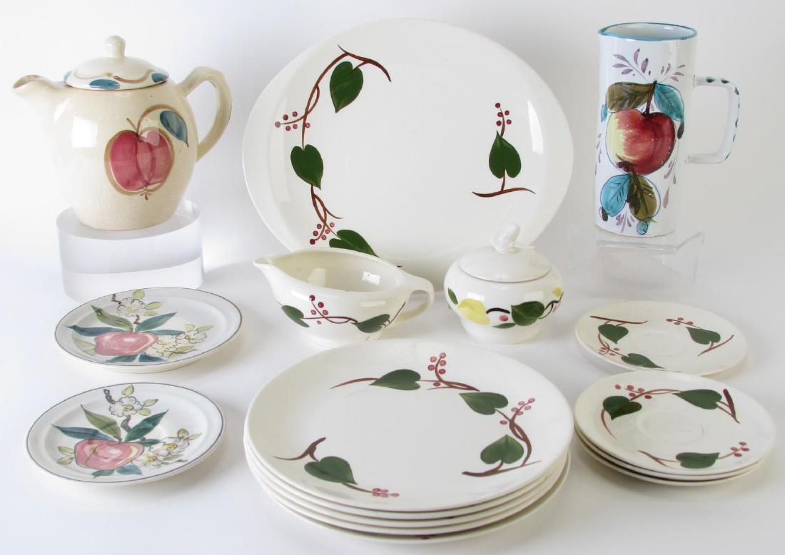 Group of Decorated Pottery and Porcelain (1 of 4)