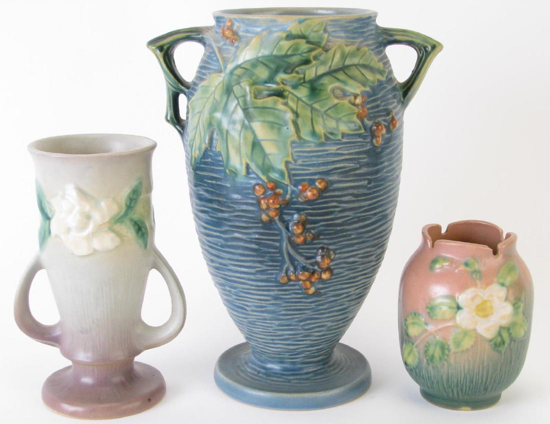 Three Roseville Pottery Vases (1 of 4)