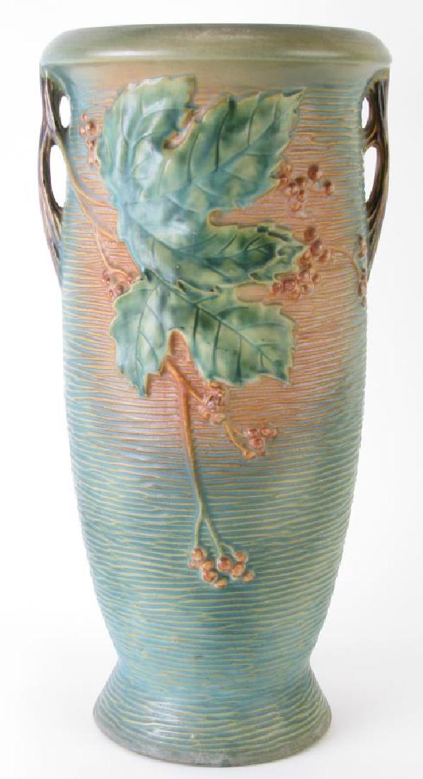 Roseville Pottery 'Bushberry' Umbrella Stand (1 of 4)