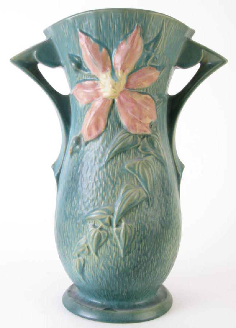 Roseville 'Clematis' Floor Vase (1 of 2)