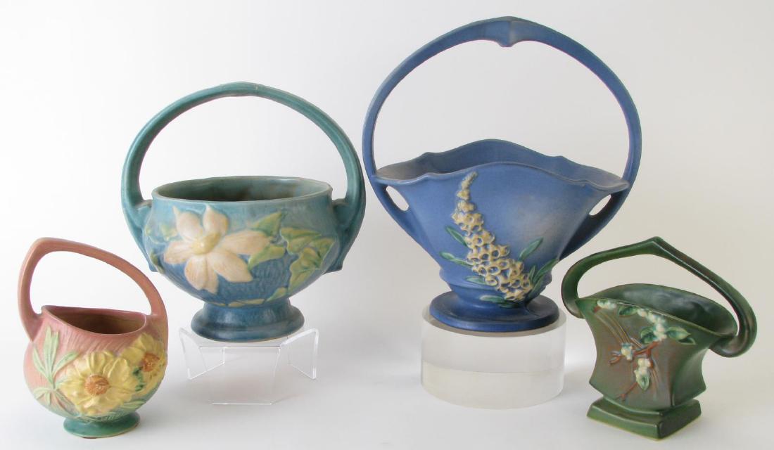 Group of Roseville Pottery Baskets (1 of 11)