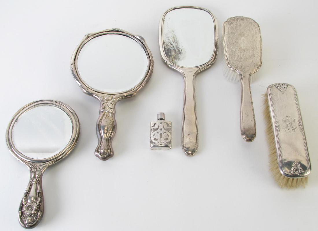 Group of Sterling Dresser Items (1 of 5)