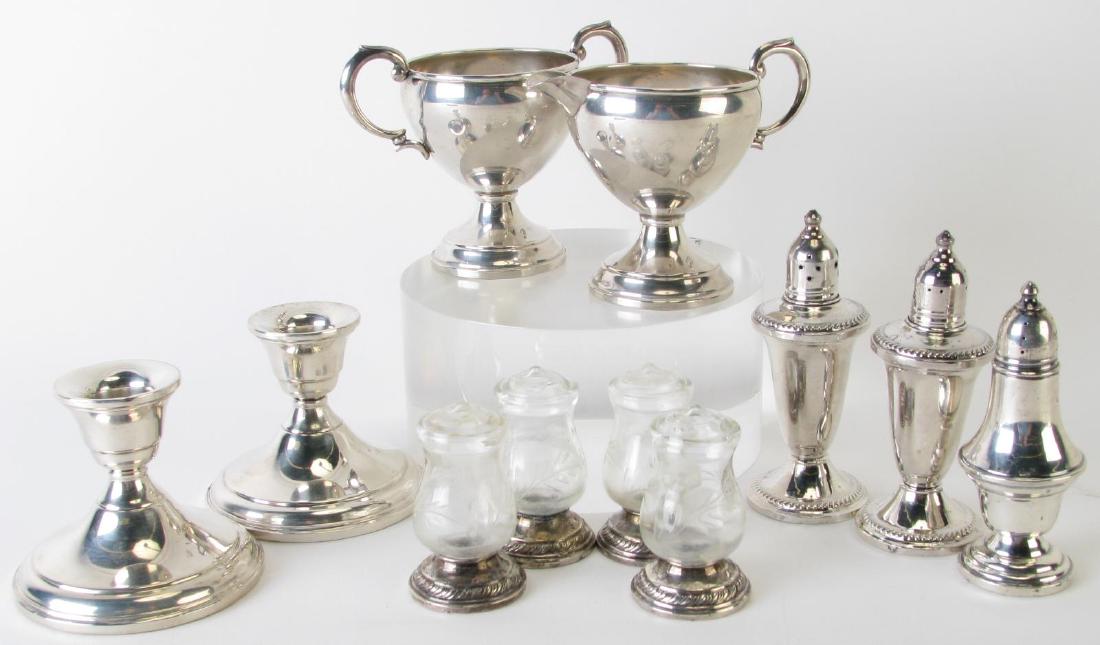 Group of Weighted Sterling Tableware (1 of 1)
