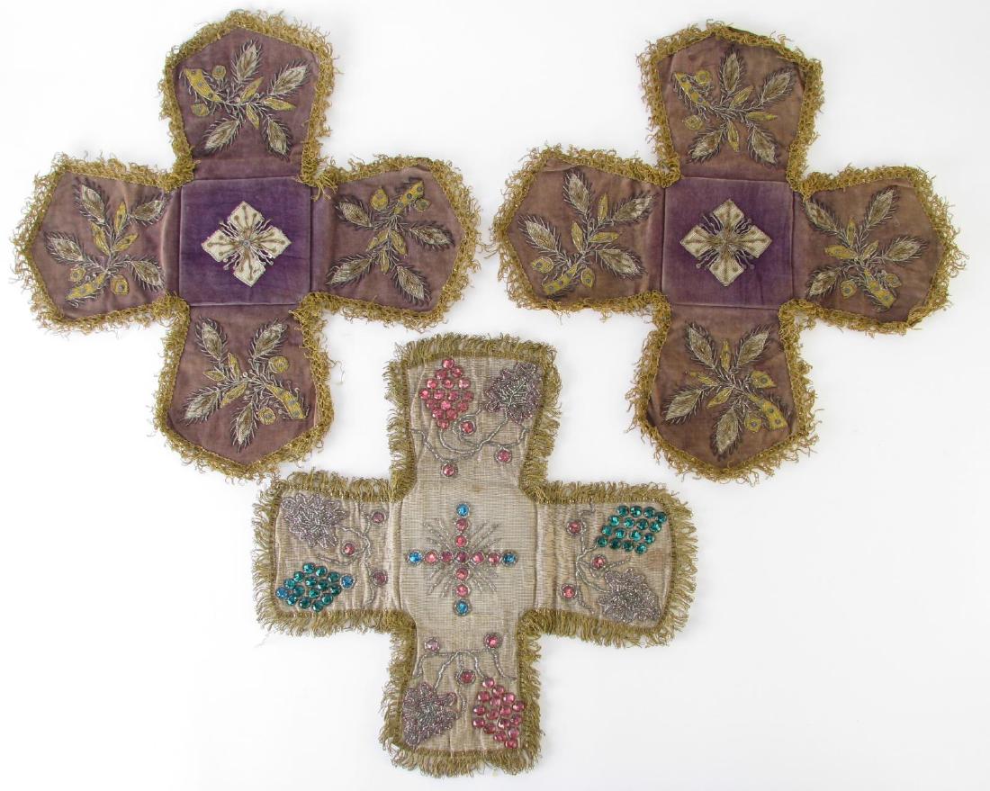Three Victorian Embroidered Textiles (1 of 4)