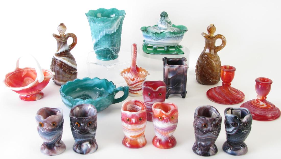 Collection of Imperial Slag Glass (1 of 6)