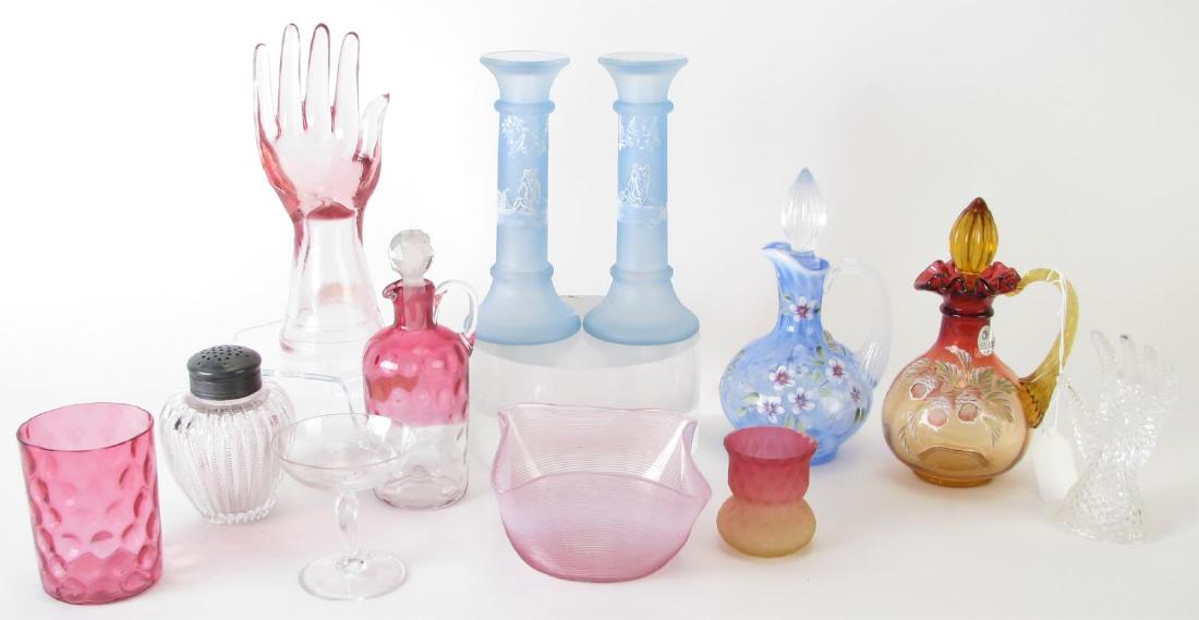 Group of Decorated Glass (1 of 7)