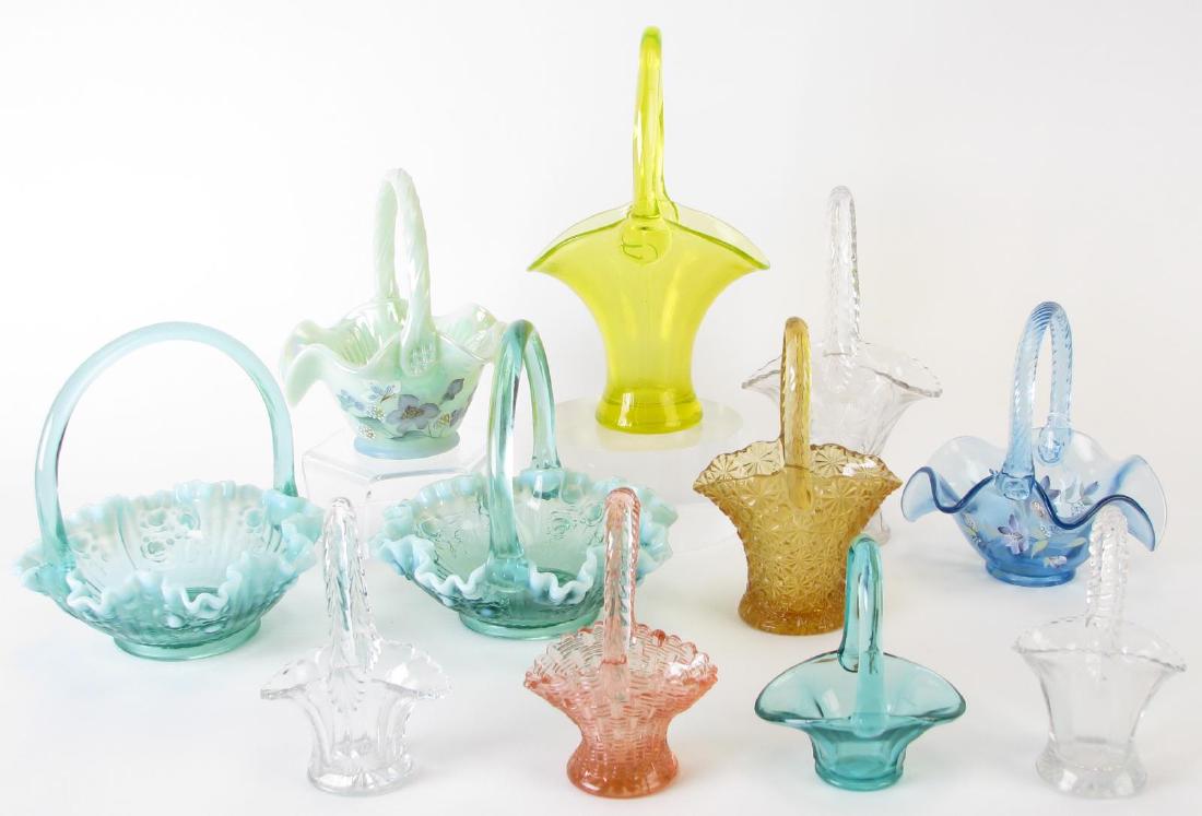 Collection of Glass Baskets (1 of 5)