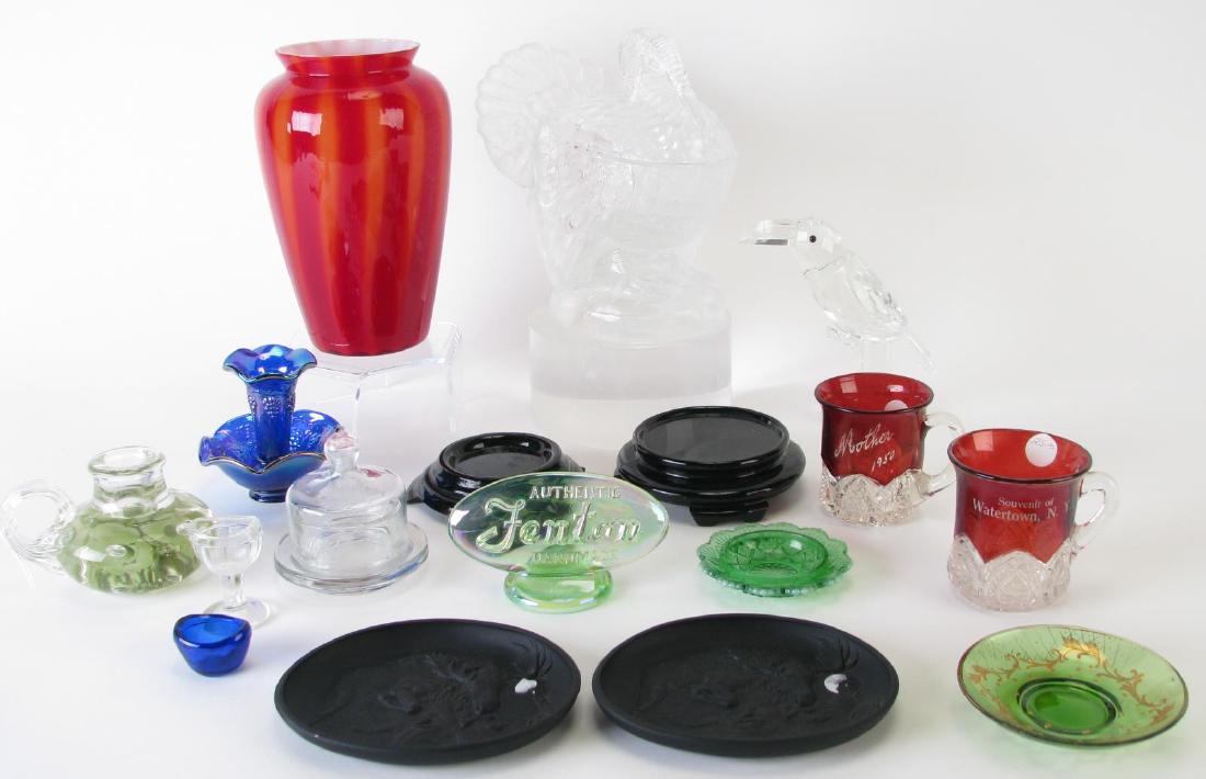 Group of Decorated Glassware (1 of 9)
