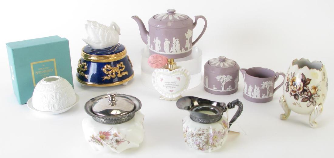 Group of Decorated Porcelain and Glass (1 of 6)