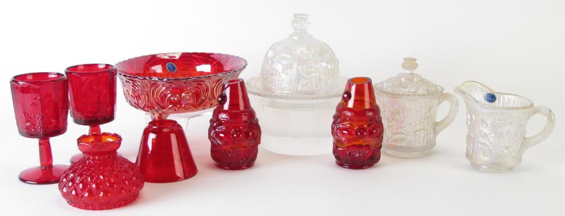 Collection of Ruby and Carnival Glass (1 of 4)