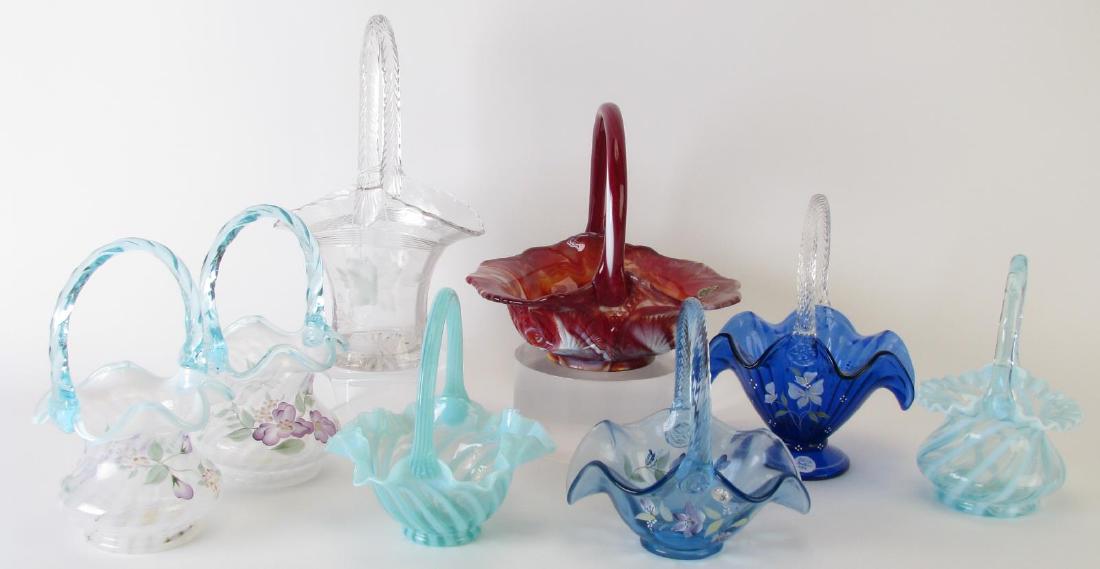 Collection of Glass Baskets, Fenton (1 of 7)