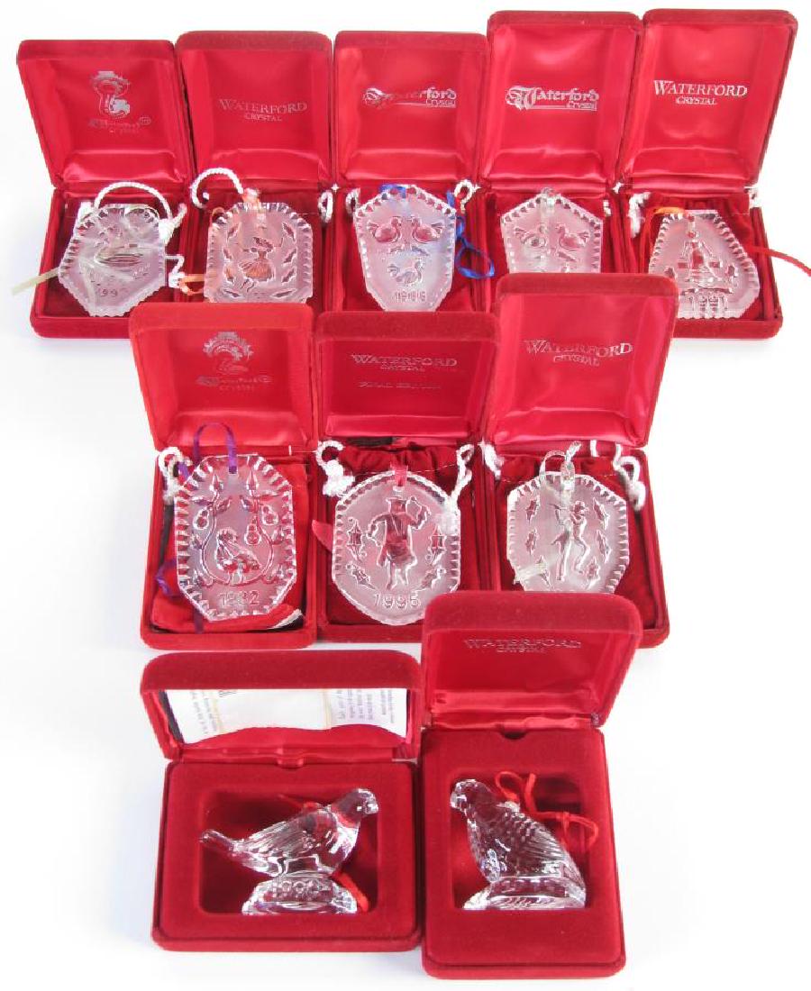 Ten Waterford Crystal Christmas Ornaments (1 of 6)