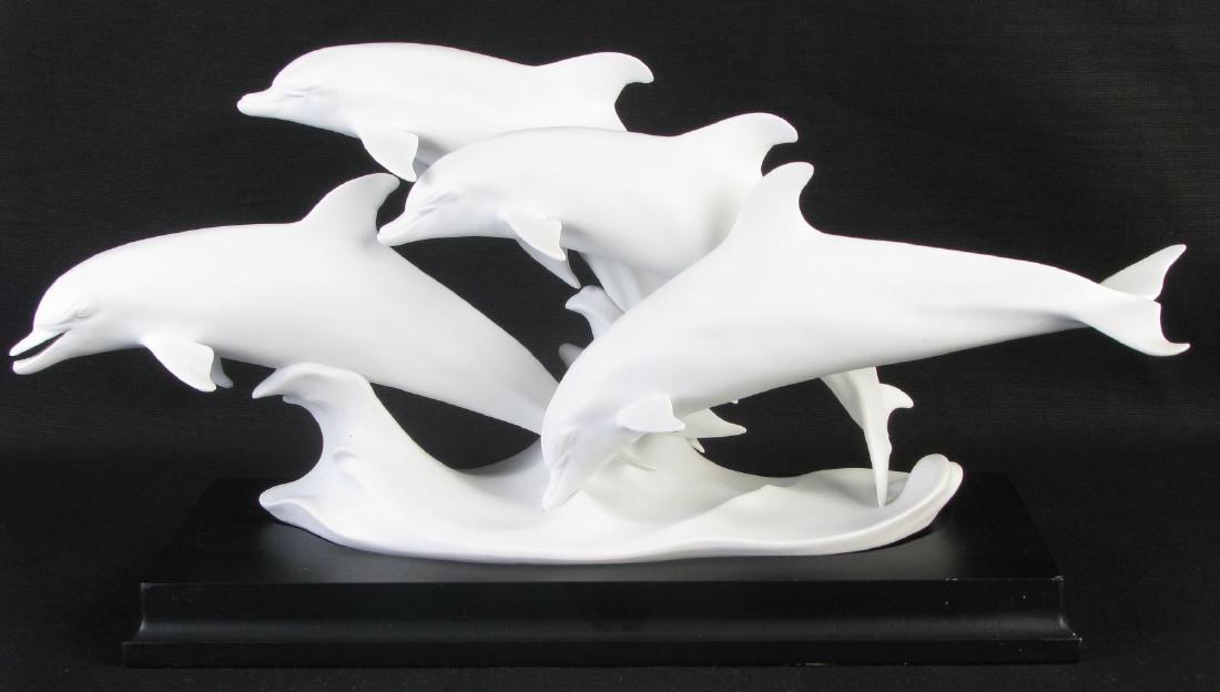 Kaiser Bisque Porcelain Dolphins Sculpture (1 of 6)