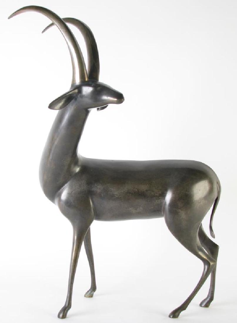 Loet Vanderveen Bronze Antelope Sculpture (1 of 4)