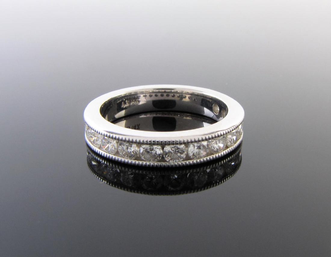 14K White Gold Diamond Stack Band (1 of 1)