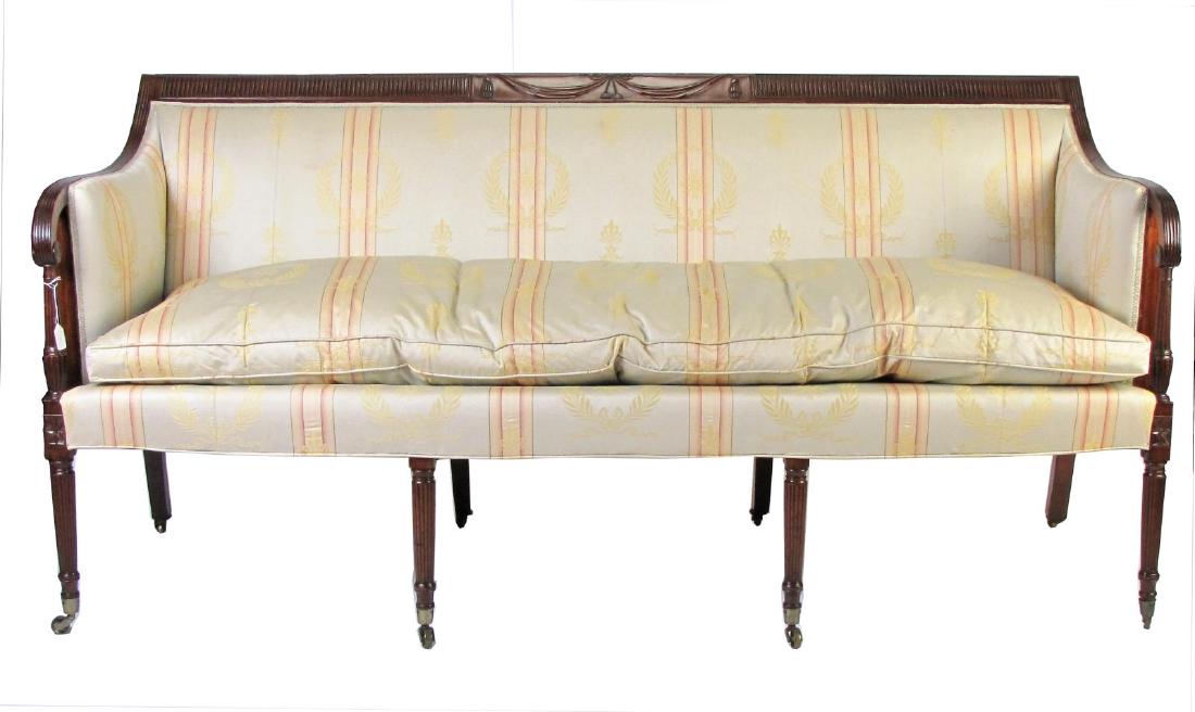 Federal Period Mahogany Sofa (1 of 7)