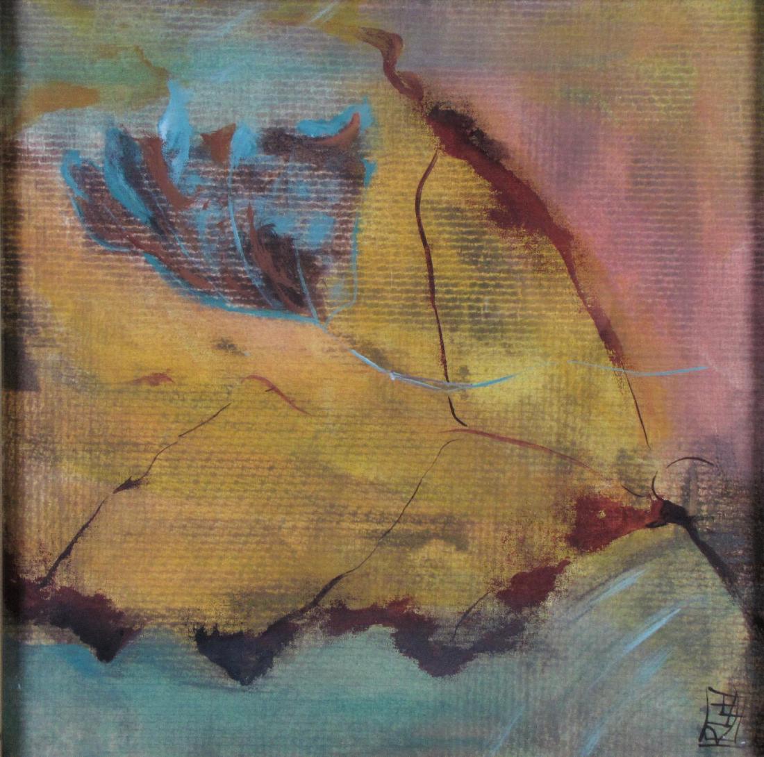 Roxie Hannemann 18x18 O/C Modernist Composition (1 of 4)