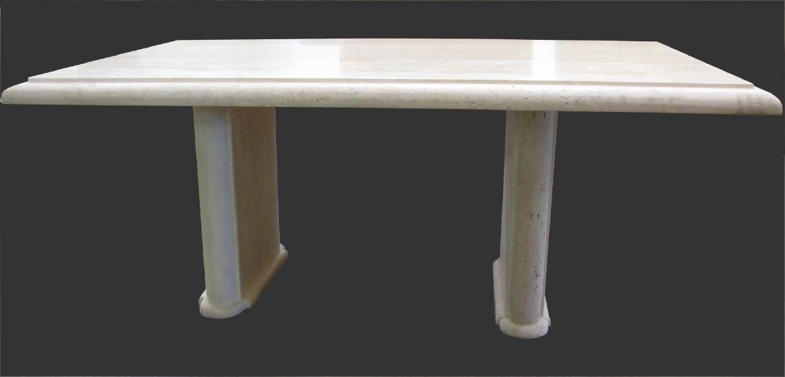 Kreiss Travertine Marble dining Table