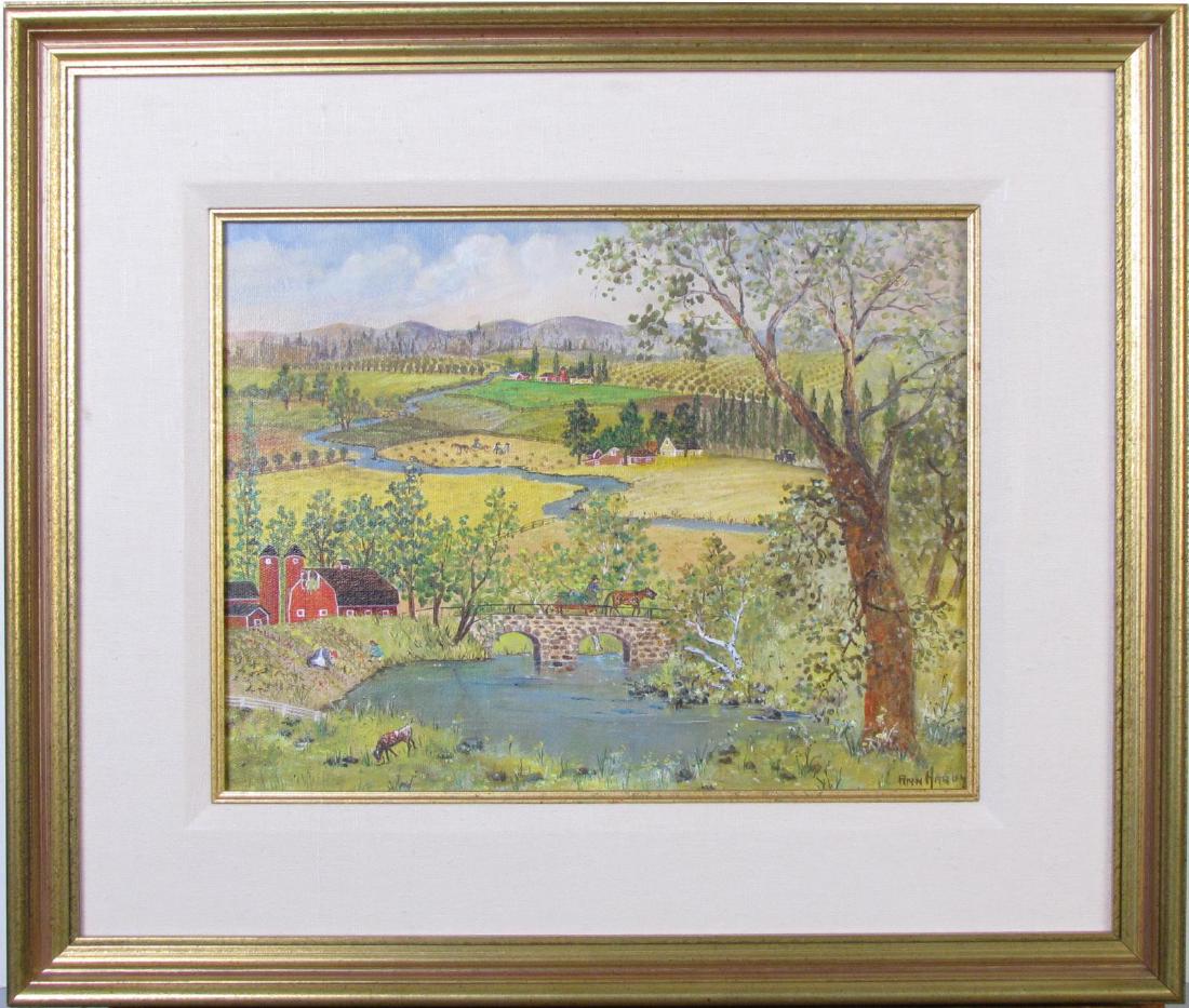 Ann Hardy 11x14 O/C Primitive Countryside (1 of 6)
