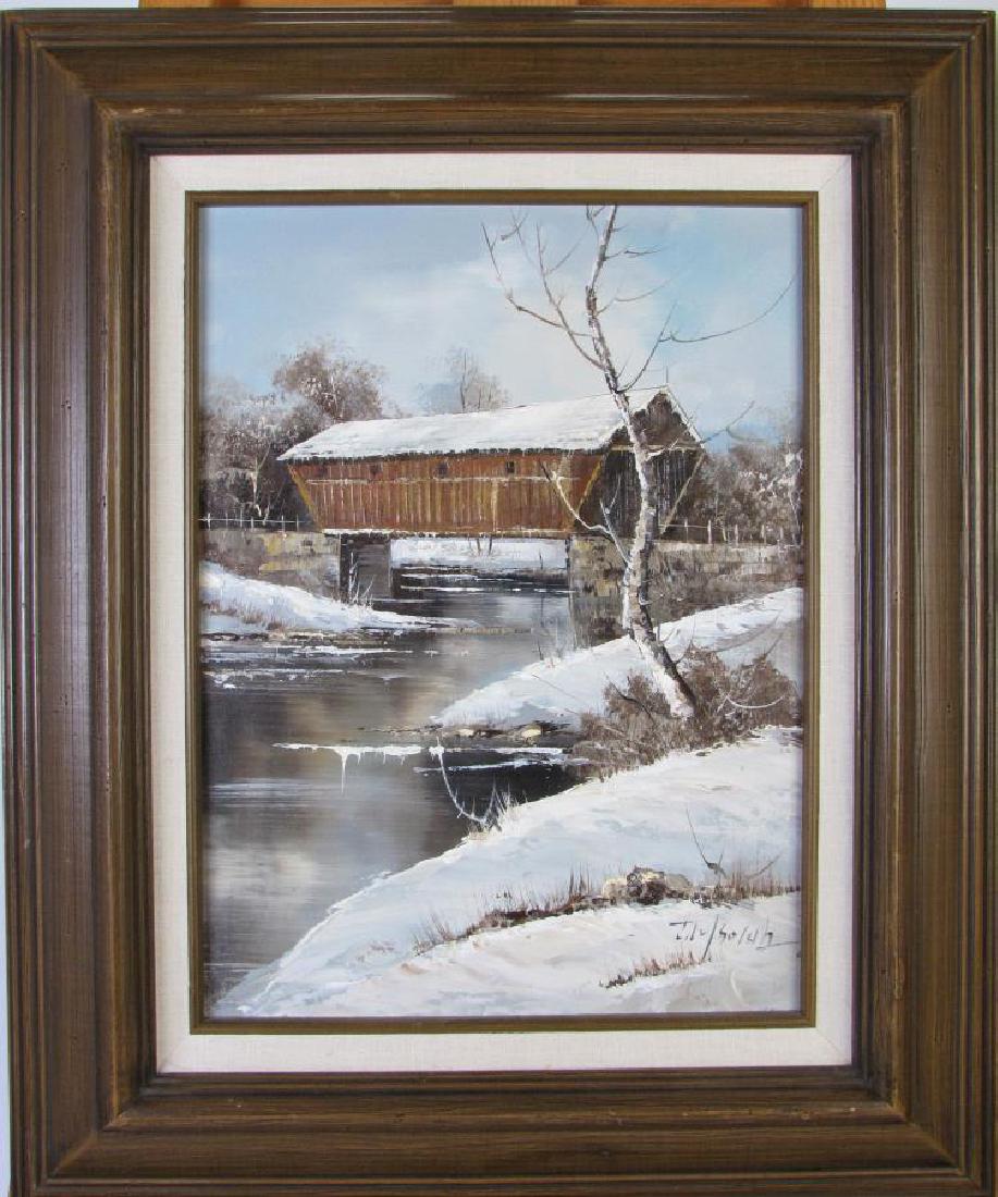 Unclearly Signed 16x12 O/C Winter Bridge (1 of 3)