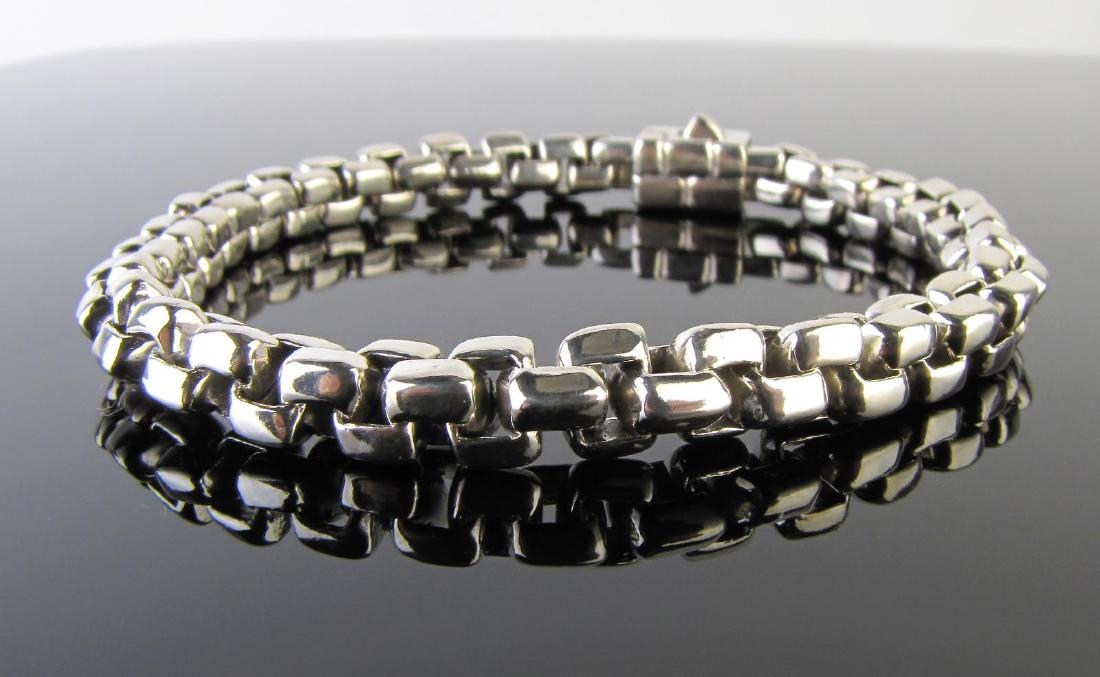 John Hardy Sterling Heavy Box Link Bracelet (1 of 1)