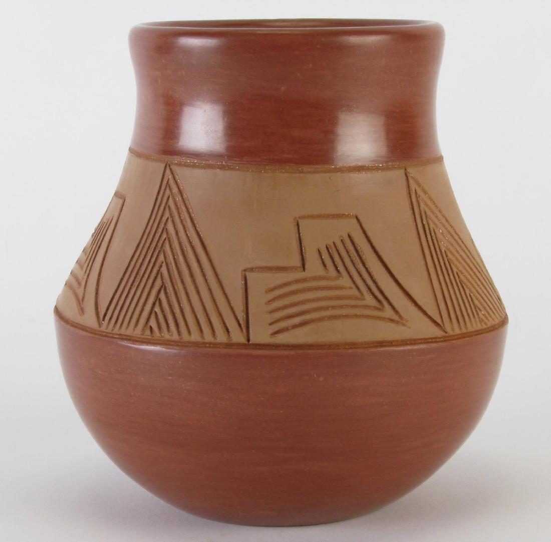 Dominguita Naranjo San Juan Pottery Jar (1 of 4)