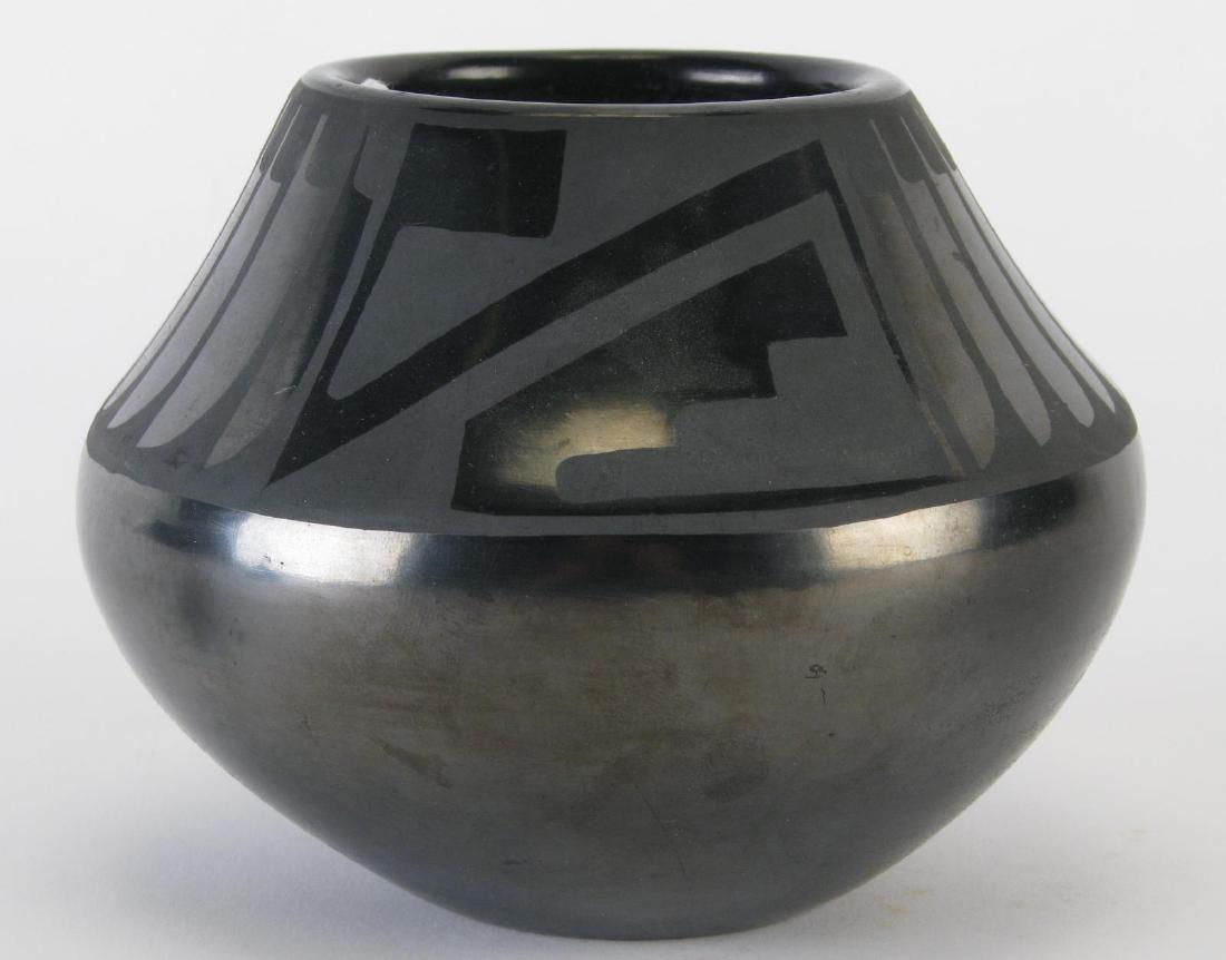 Adam & Santana Martinez San Ildefonso Pottery Jar (1 of 3)