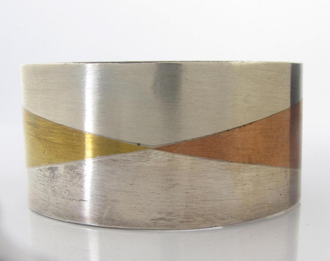 Two Vintage Beto (Taxco) Sterling Cuff Bracelets (1 of 7)