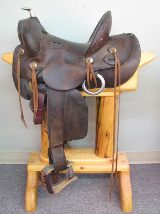 Antique Western Saddle Miles City Coggshall Mar 28 2019 Antique Western Saddle Miles City