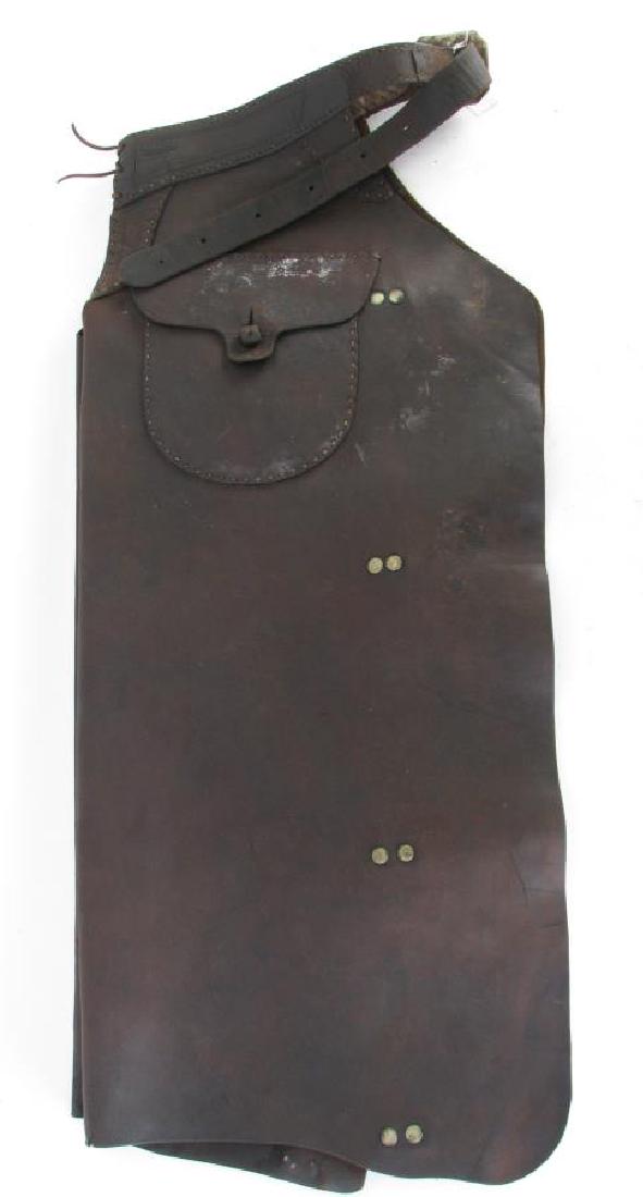 R.T. Frazier Leather Batwing Chaps (1 of 4)