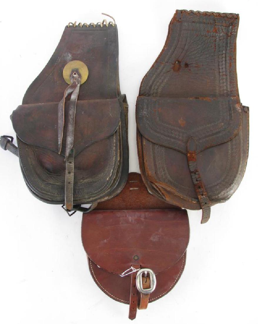 Group of Leather Western Saddle Bags (1 of 4)