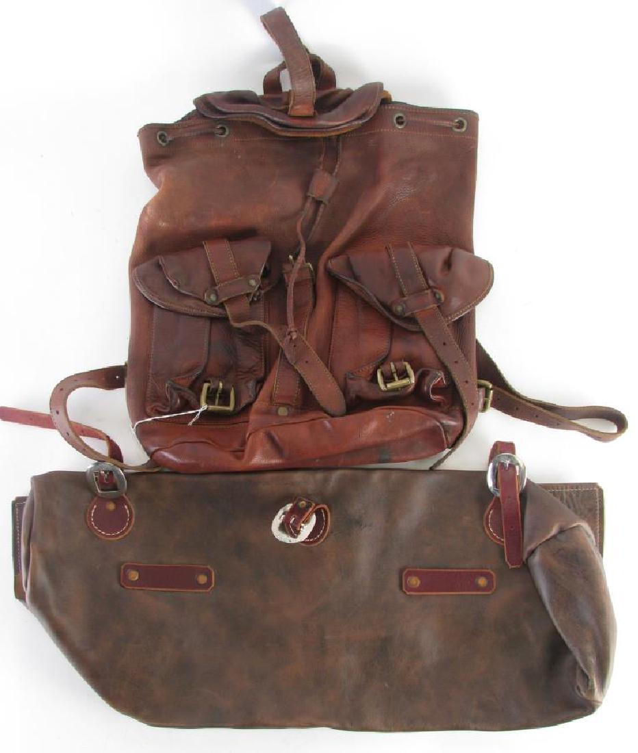 Leather Rucksack and Bag (1 of 5)