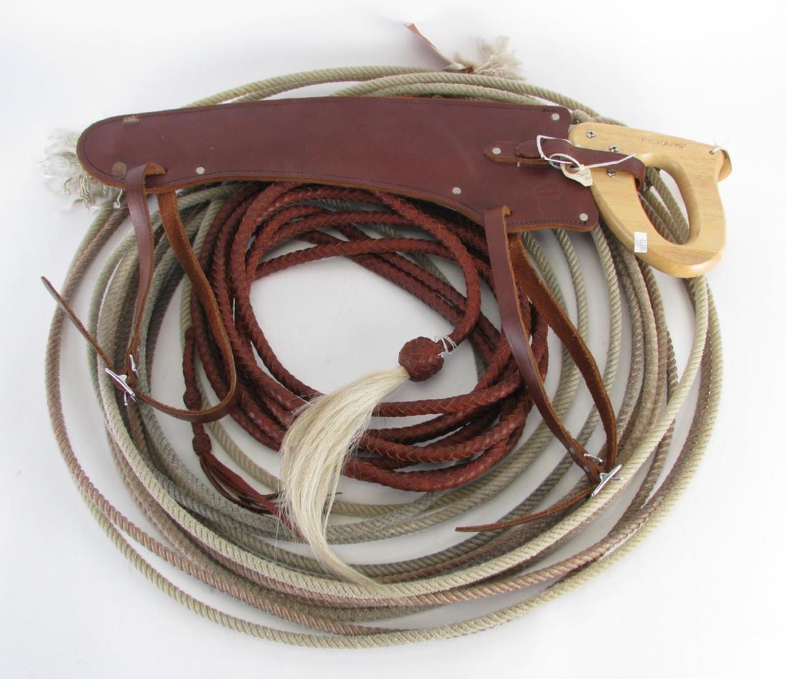 Two Lariats, Braided Reins and Fiskars Saw (1 of 4)