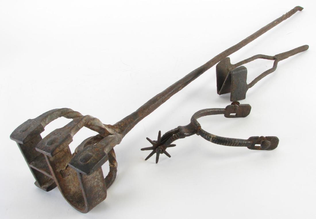 Vintage Branding Irons and Antique Spur (1 of 5)
