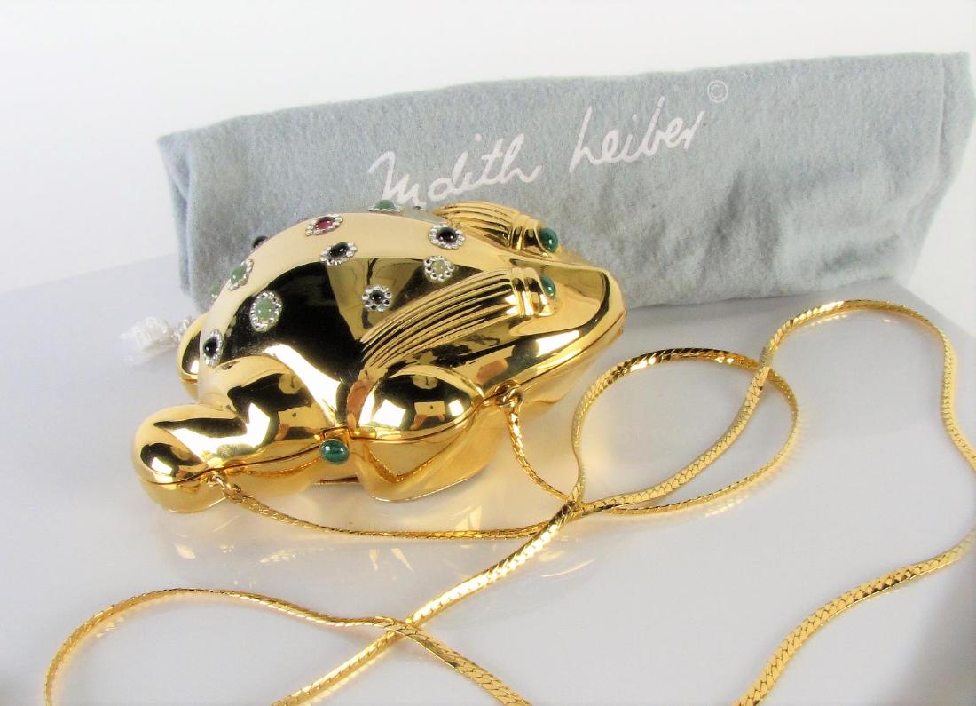 Judith Leiber Gold Frog Minaudiere (1 of 5)