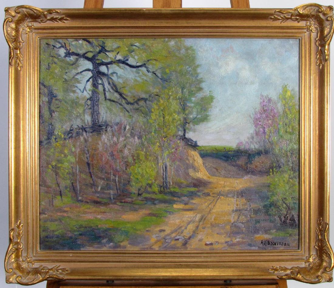 Homer G Davisson 18x22 O/B "Spring Green" (1 of 3)