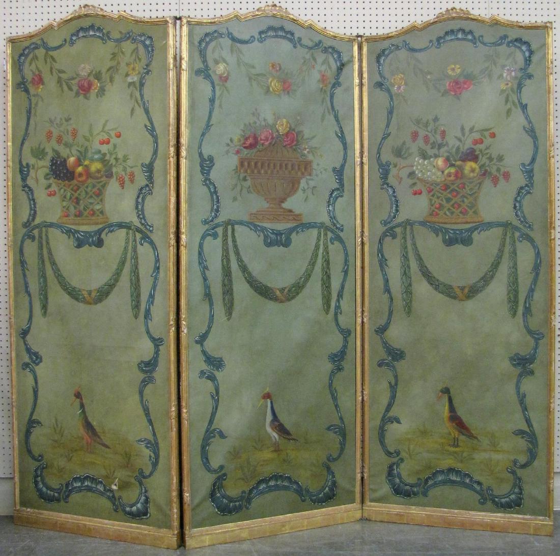 French Three-Panel Screen (1 of 5)