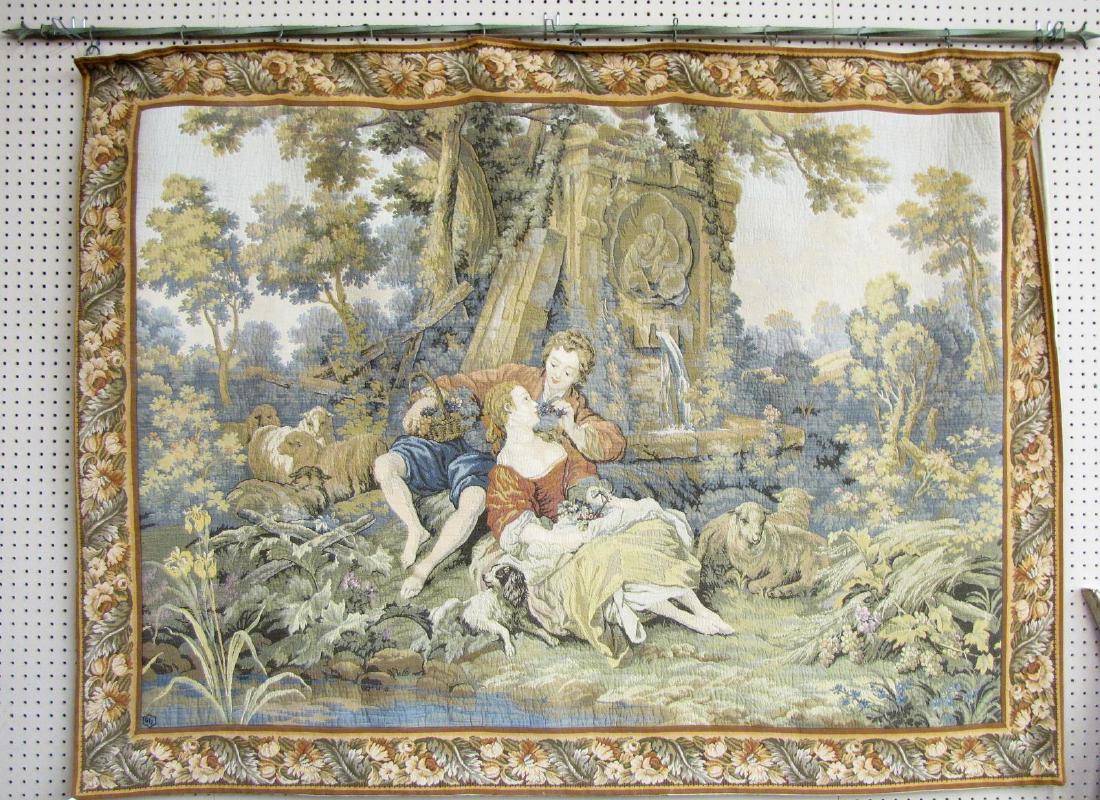 French Tapestry, Romance Scene (1 of 3)