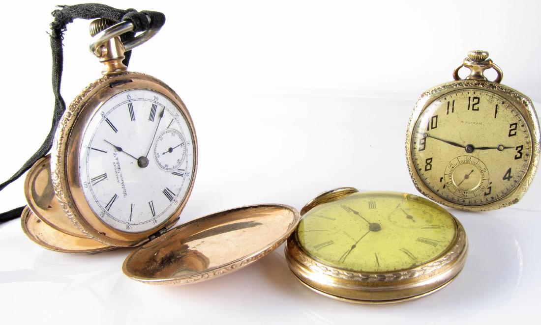 Waltham 1899, 1894 and AWW 1888 Pocketwatches (1 of 13)