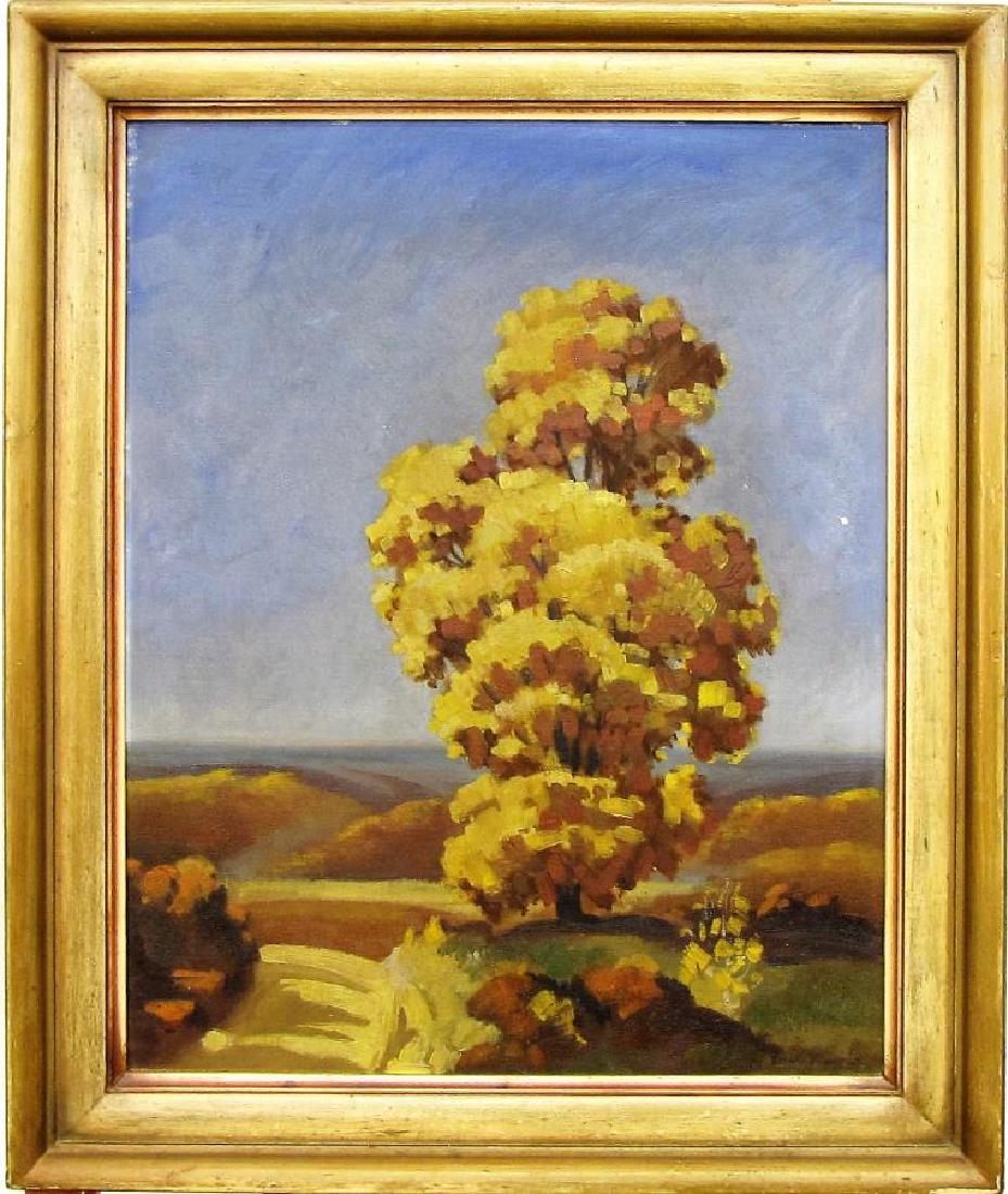 Edwin Fulwider 20x16 O/B Autumn Tree (1 of 5)