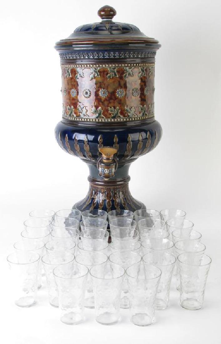 Royal Doulton Lambeth Stoneware Schnapps Set (1 of 10)