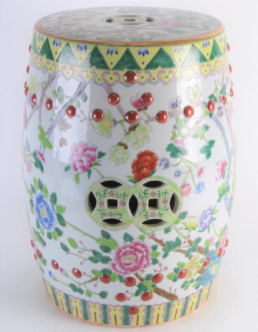 Chinese Porcelain Garden Stool (1 of 5)