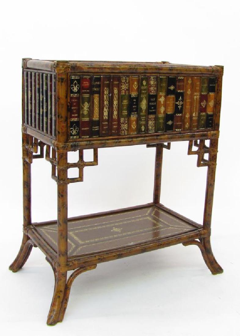 Bamboo Book-Motif Planter Stand (1 of 5)