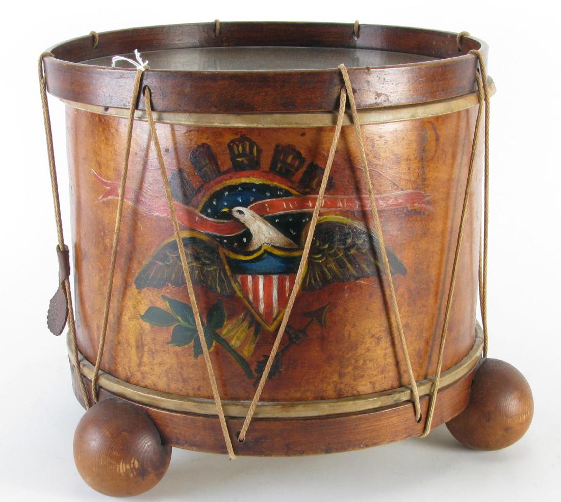 Vintage Americana Drum Table (1 of 3)