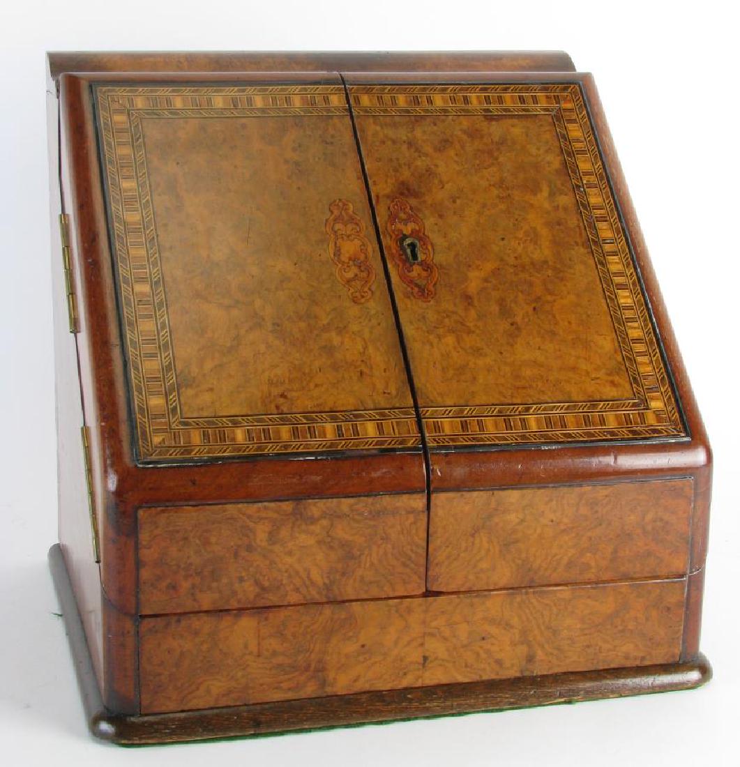 Antique Wooden Desktop Stationary Organizer (1 of 8)