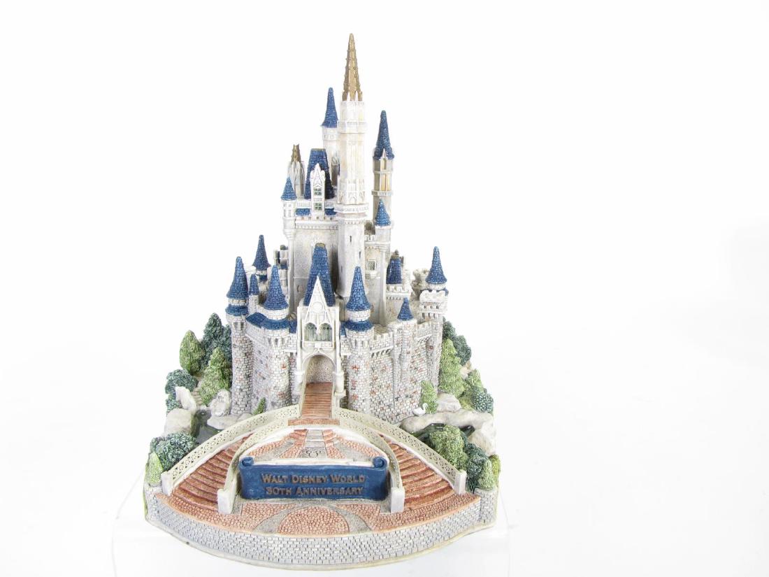 Ray Day Cinderella's Castle, Artist Signed: Ray Day Cinderella's Castle, Artist Signed, Walt Disney World celebrated it's 30th Anniversary October 1, 2001, through December 31, 2002. This limited edition model of Cinderella Castle was created f