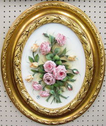 Vintage Capodimonte Frames Shelves Wall Decor For Sale