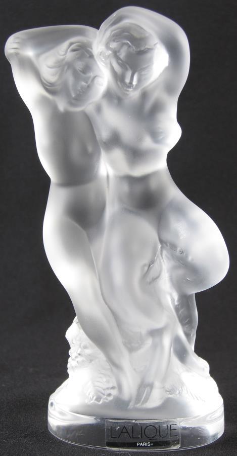 Lalique 'Le Faune" Crystal Figure (1 of 4)