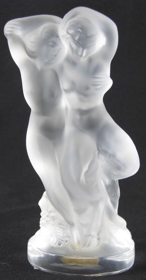 Lalique 'Le Faune" Crystal Figure (1 of 3)
